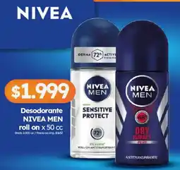 Cordiez Nivea men desodorante roll on oferta