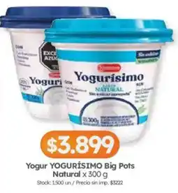 Cordiez Yogurísimo yogur natural oferta