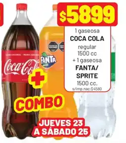 Almacor Coca cola 1 gaseosa regular oferta