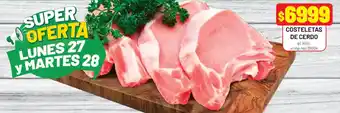 Almacor Costeletas de cerdo oferta
