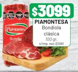 Almacor Piamontesa bondiola clásica oferta