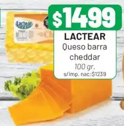 Almacor Lactear queso barra cheddar oferta