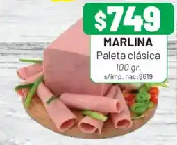 Almacor Marlina paleta clásica oferta