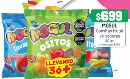 Almacor Mogul gomitas frutal vs sabores oferta