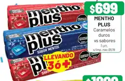 Almacor Mentho plus Caramelos duros vs sabores oferta