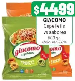 Almacor Giacomo capelletis vs sabores oferta