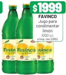 Almacor Favinco jugo para condimentar limón oferta