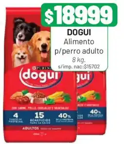 Almacor Dogui alimento p/perro adulto oferta