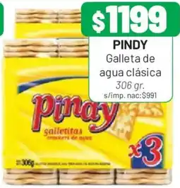 Almacor Pindy galleta de agua clásica oferta