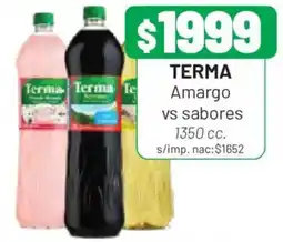 Almacor Terma amargo vs sabores oferta