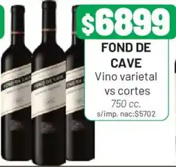 Almacor Fond de cave vino varietal vs cortes oferta