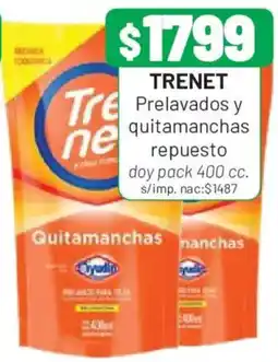 Almacor Trenet quitamanchas oferta