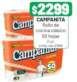 Almacor Campanita rollo de cocina clásico oferta