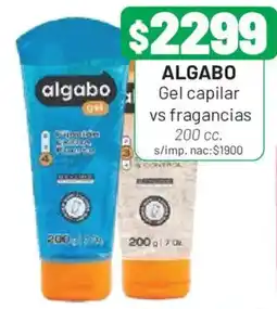Almacor Algabo gel capilar vs fragancias oferta