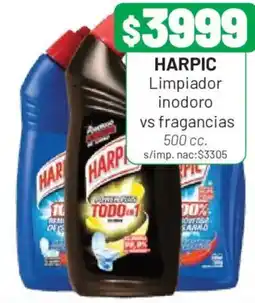 Almacor Harpic limpiador inodoro vs fragancias oferta