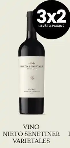 Changomas Vino nieto senetiner varietales oferta