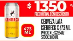 Supermercados DIA Isenbeck cerveza lata oferta