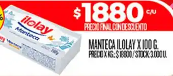 Supermercados DIA Ilolay manteca oferta