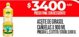 Supermercados DIA Cañuelas aceite de girasol oferta