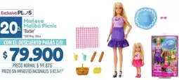 La Anonima Barbie - muñeca malibú picnic oferta