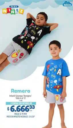 La Anonima Avengers hulk remera infantil estampa avengers oferta