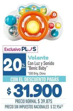 La Anonima Volante con luz y sonido oferta