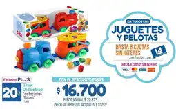 La Anonima Duravit - tren didáctico con encastres oferta