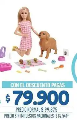 La Anonima Barbie - doll with puppies oferta