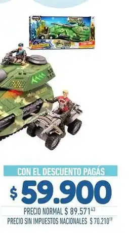 La Anonima Titán - juego de tanque y vehículo todoterreno con soldados oferta