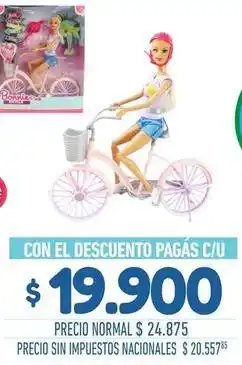 La Anonima Muñeca con bicicleta oferta