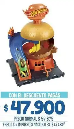 La Anonima Hot wheels - burger set oferta