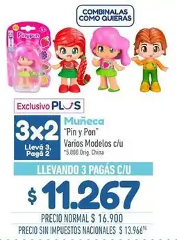 La Anonima Muñeca pin y pon oferta