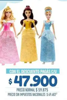 La Anonima Muñecas de princesas oferta