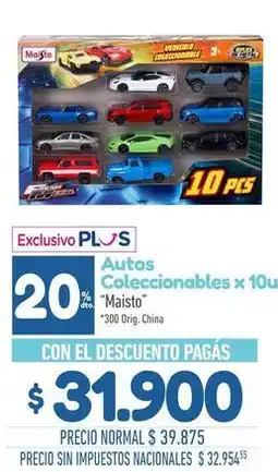 La Anonima Autos coleccionables x 10u oferta