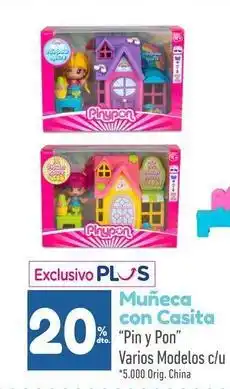 La Anonima Muñeca con casita pin y pon oferta
