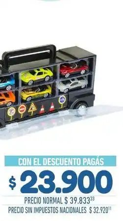 La Anonima Set of toy cars oferta
