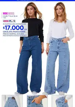 La Anonima Chubut - wide leg chupin oferta