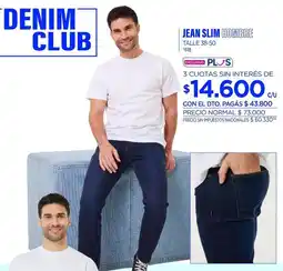 La Anonima Jean slim hombre oferta