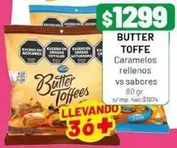 Almacor Arcor - butter toffees caramelos rellenos oferta