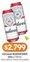 Cordiez Budweiser - cerveza lata oferta