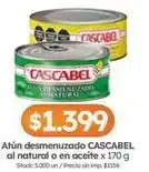 Cordiez Atún desmenuzado al natural o en aceite oferta