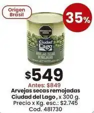 Coto Ciudad del lago - arvejas secas remojadas cod. 48104 oferta
