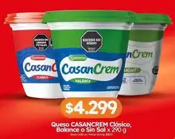Cordiez Casancrem - queso casancrem clásico, balance o sin sal oferta