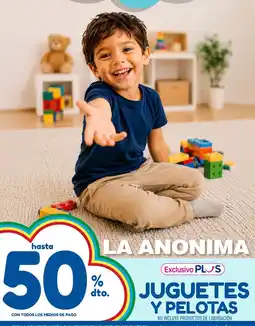 La Anonima La anonima juguetes y pelotas oferta