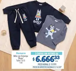 La Anonima Bluey remera oferta