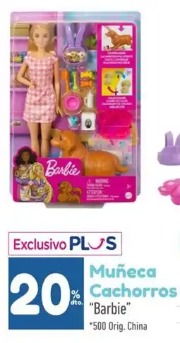 La Anonima Barbie muñeca cachorros oferta