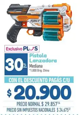 La Anonima Nerf pistola lanzadora mediana oferta