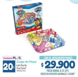 La Anonima Paw patrol ludo pop up oferta