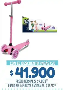 La Anonima Play spot fun on wheels oferta