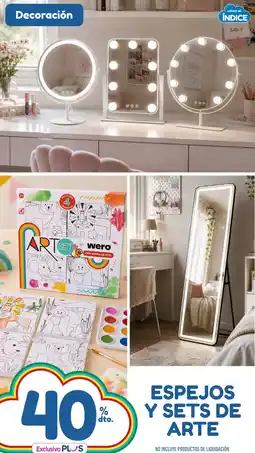 La Anonima Espejos y sets de arte oferta